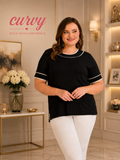 Classic Black & White Top