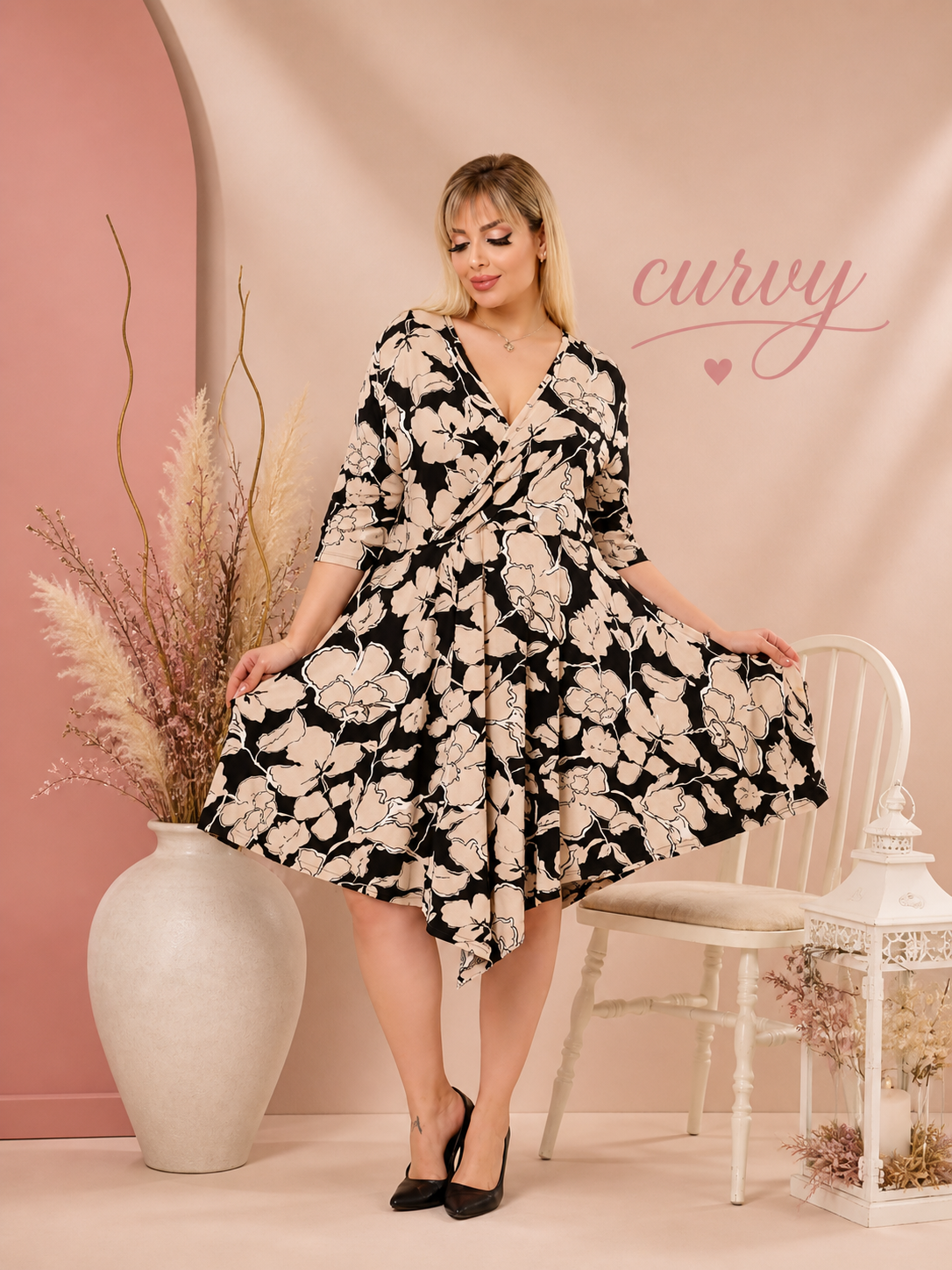 Botanical Elegance Dress